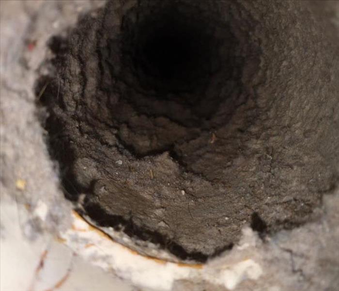 Dirty and dusty air duct